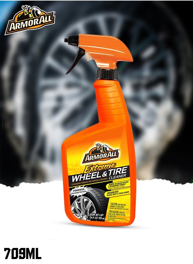 ARMOR ALL ARMOR ALL 709ml Wheel Cleaner Dissolves Brake Dust Road Grime Foam Cleaner Extreme Wheel Cleaner And Tire Cleaner  - Image 2
