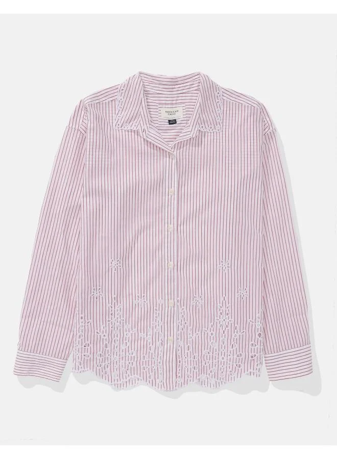 American Eagle AE Perfect Button-Up Shirt