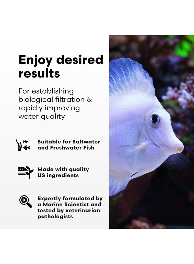 Brightwell Aquatics MicroBacter7 Complete Bioculture for Fish Tank or Aquarium - Populates Biological Filter Media for Saltwater and Freshwater Fish - Aquarium Water Treatments, 16.9 fl oz - Image 3