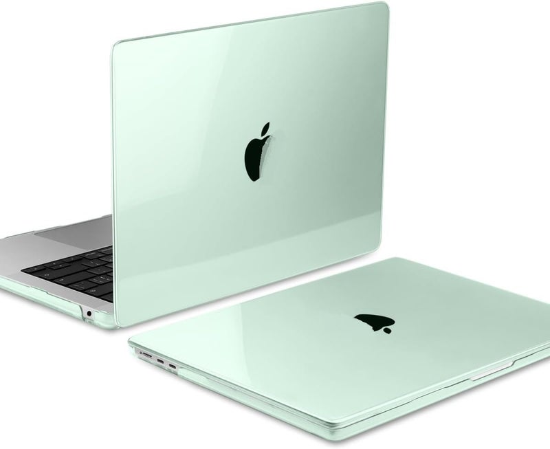 Moca Case Compatible with MacBook Air 15 inch M4 2025 2024 2023 Release A3241 M3 A3114 M2 A2941 Liquid Retina Display, Plastic Hard Shell Case + Keyboard Cover (Crystal Green) - Image 5