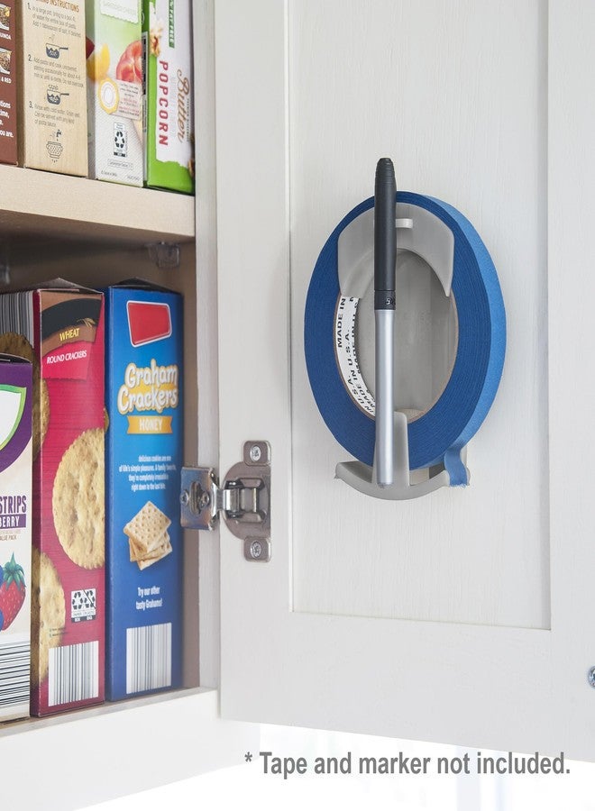 Kitchen Stickin' Kitchen Stickin’® Tape Dispenser, Wall-Mounted Tape and Label System (Core System/Tape & Marker Not Included) - Image 3