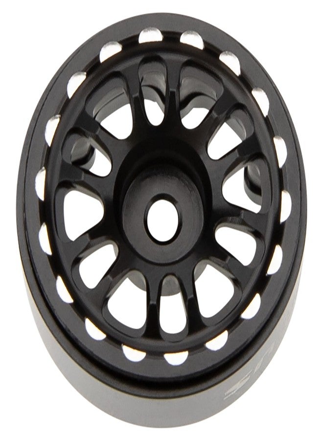 MEUS RACING 0.7 Beadlock Wheels Rims Wheel for Axial SCX30 Redcat Ascent-32 1/30 1/32 RC Crawler Upgrades (Type C, Black) - Image 4