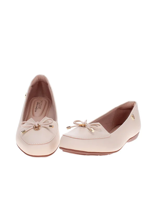 مودار Modare Ladies Low Heel Shoes Cream | Made In Brazil