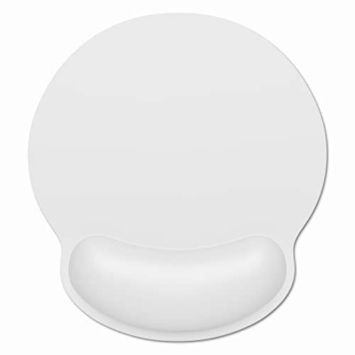 Dapesuom Ergonomic Mouse Pad with Wrist Support, Comfortable Memory Foam Wrist Rest for Easy Typing Pain Relief, Cute Computer Gaming Desktop Mouse Mat with Non-Slip Base for Laptop, Office, Gray - Image 5