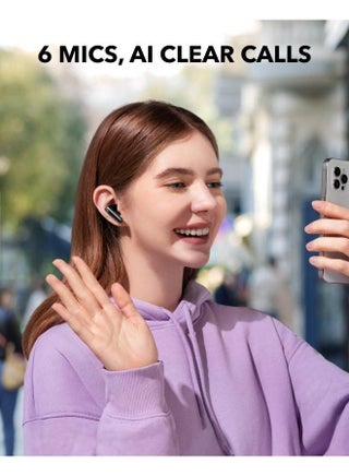Soundcore P40i by Anker, Noise Cancelling Wireless Earbuds, Adaptive Noise Cancelling to Environments, Heavy Bass, 60H Playtime, 2-in-1 Case and Phone Stand, IPX5, Wireless Charging, Bluetooth 5.3 Black - view 3