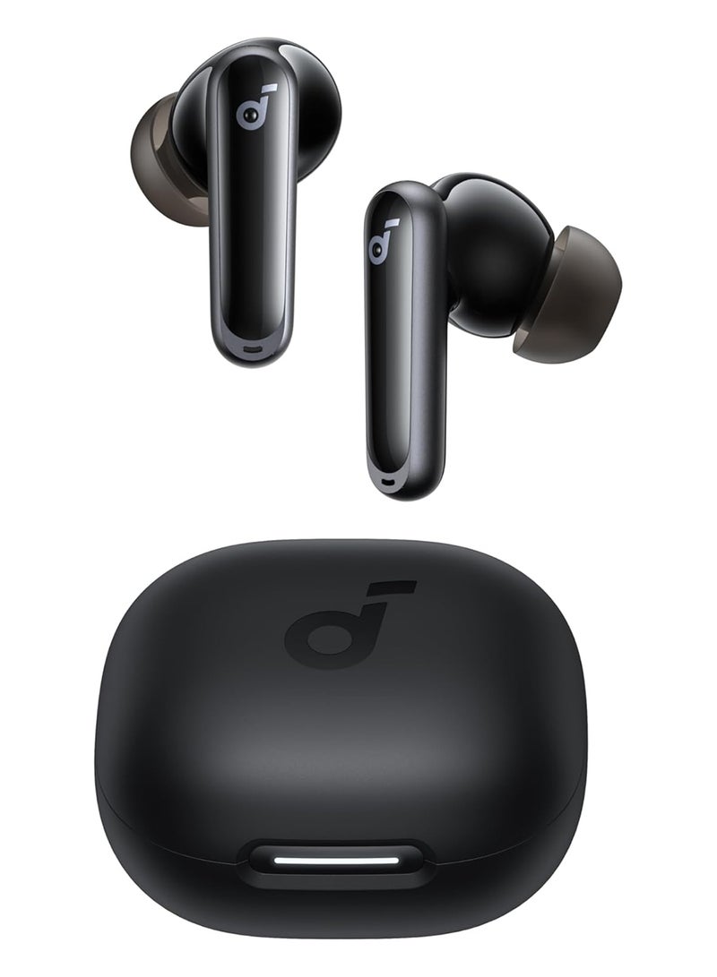 Soundcore P40i by Anker, Noise Cancelling Wireless Earbuds, Adaptive Noise Cancelling to Environments, Heavy Bass, 60H Playtime, 2-in-1 Case and Phone Stand, IPX5, Wireless Charging, Bluetooth 5.3 Black - Image 1
