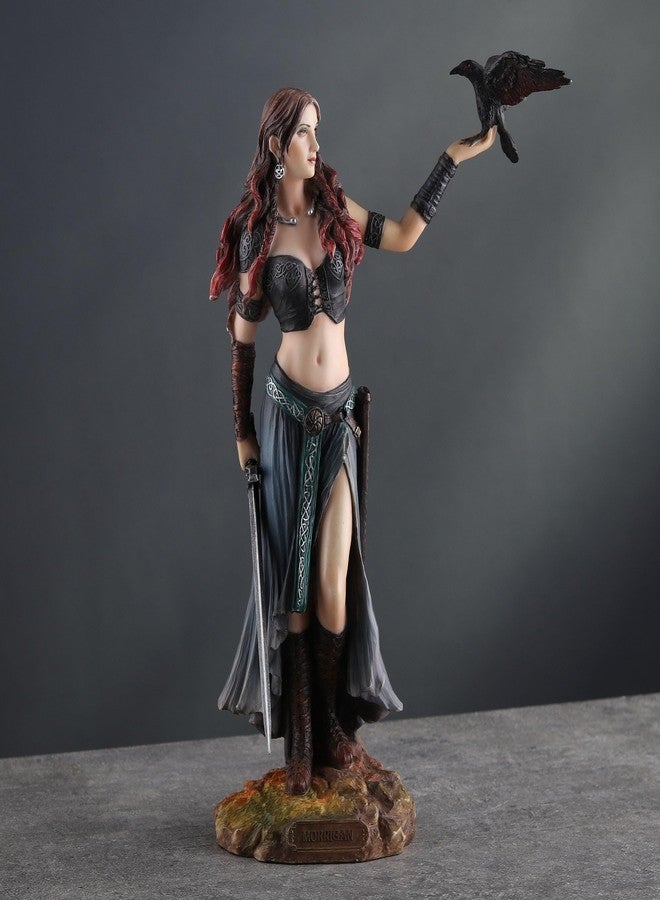 فيرونيز ديزاين تمثال موريغان، إلهة الولادة والمعركة السلتية، من تصميم فيرونيز، مقاس 11 بوصة، مصنوع من الراتنج، مطلي يدويًا - Image 2