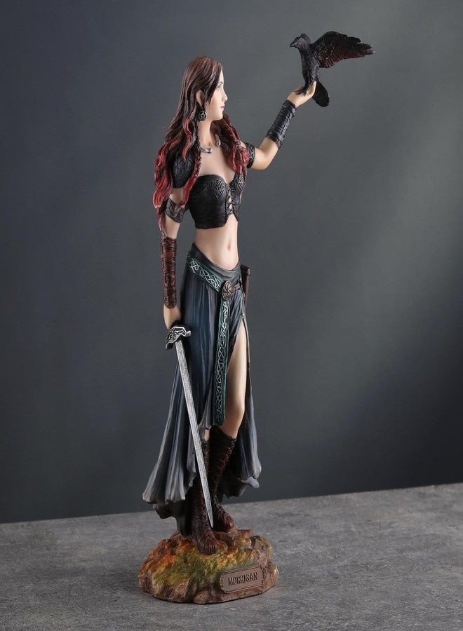 فيرونيز ديزاين تمثال موريغان، إلهة الولادة والمعركة السلتية، من تصميم فيرونيز، مقاس 11 بوصة، مصنوع من الراتنج، مطلي يدويًا - Image 5
