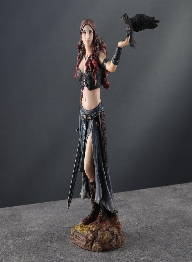 فيرونيز ديزاين تمثال موريغان، إلهة الولادة والمعركة السلتية، من تصميم فيرونيز، مقاس 11 بوصة، مصنوع من الراتنج، مطلي يدويًا - Image 3