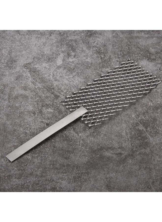 klarako - Platinized Titanium Mesh Jewelry Making Plating Tool with Handle, Titanium Mesh Platinized Anode Rhodium Palladium Jewelry Plating Plater Jeweler Tool Parts(B) - Image 1