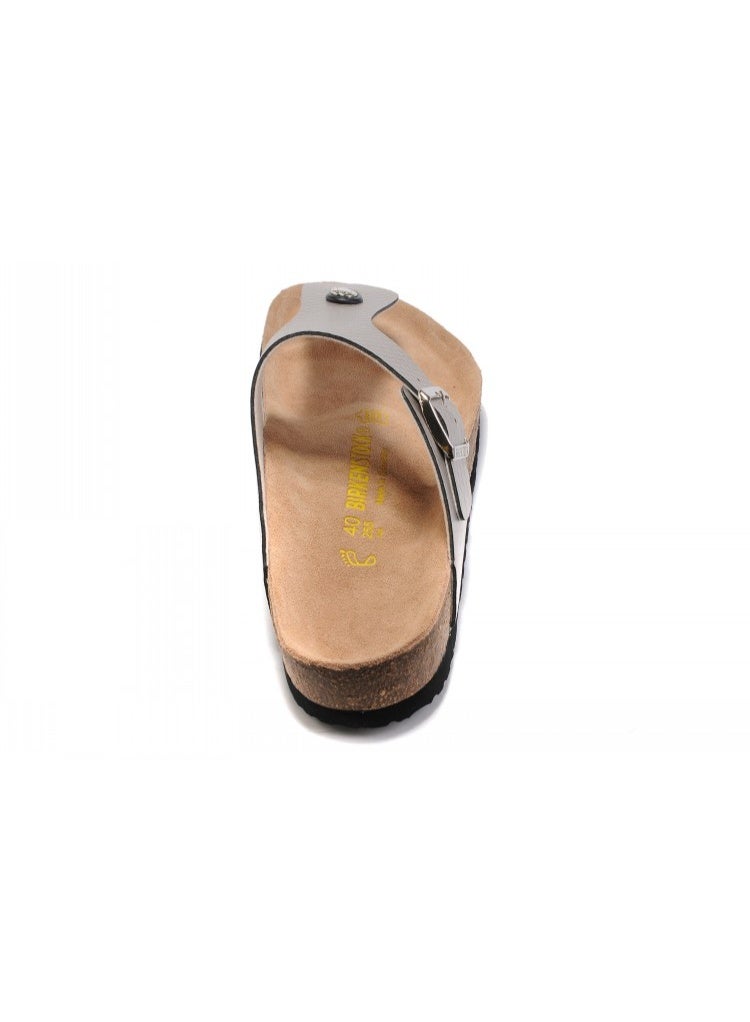 BIRKENSTOCK Stylish and Comfortable Cork Gizeh Herringbone Thong Sandals for Men and Women - Image 3