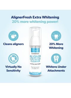 EverSmile EverSmile AlignerFresh Extra Whitening Aligner & Retainer Cleaning Foam. AlignerFresh Cleaning Foam for Invisalign, ClearCorrect, Essix, Hawley Trays/Aligners. Cleans, Kills Bacteria & Whitens Teeth.  - Image 3
