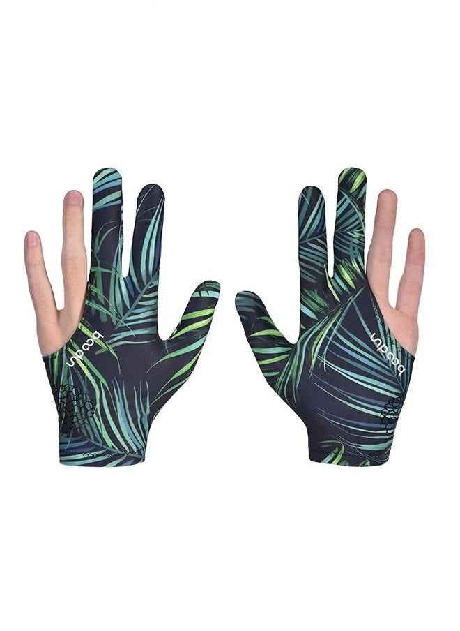 BOODUN - Professional Three Fingers Billiard Gloves Snooker Cue Fits Either Hand - One Size fits All Pool Table Accessory - Image 1