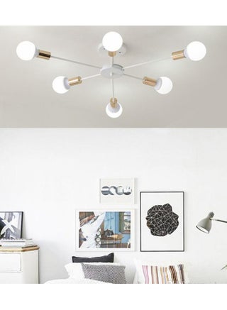 Steco Chandelier - 6 Branches -White - pzsku/Z1540F8EE5FB803BEF619Z/45/_/1721727099/f8e28fcf-9e41-49e2-a162-fe2b2ad8e216