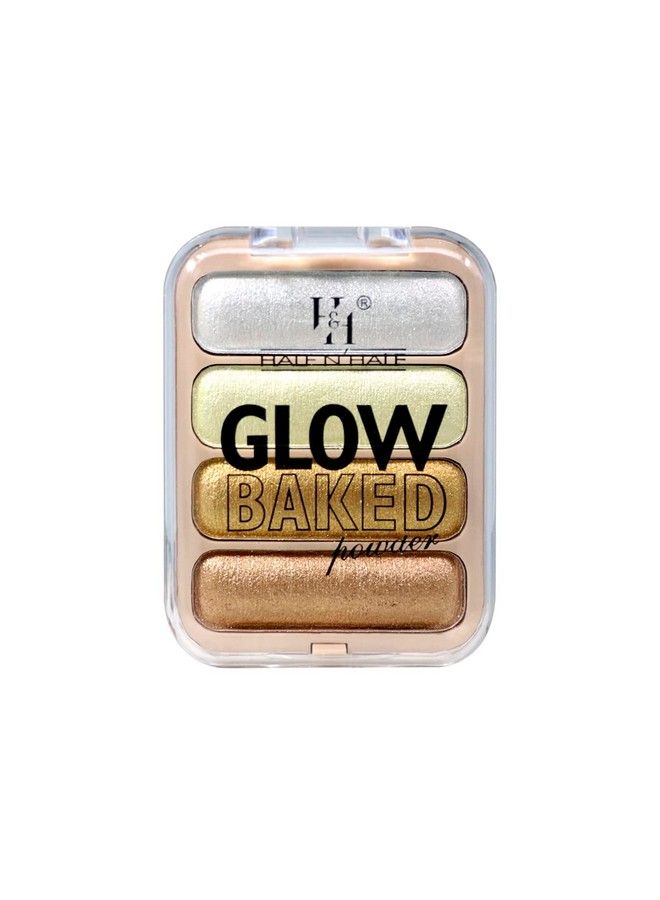 Half N half Glow Baked Highlighter Powder 03 Hollywood (8Gm) - Image 5