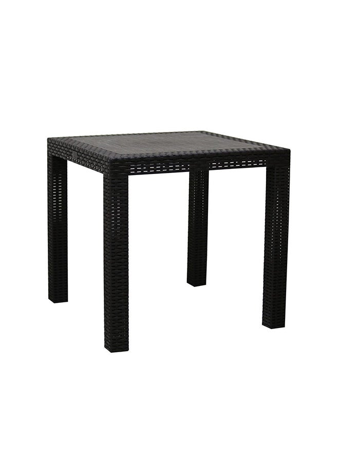DANUBE HOME Arena Plastic Square Rattan TablePortable Camping Tables Lightweight Collapsible Outdoor Patio Furniture Picnic Table  - Image 2