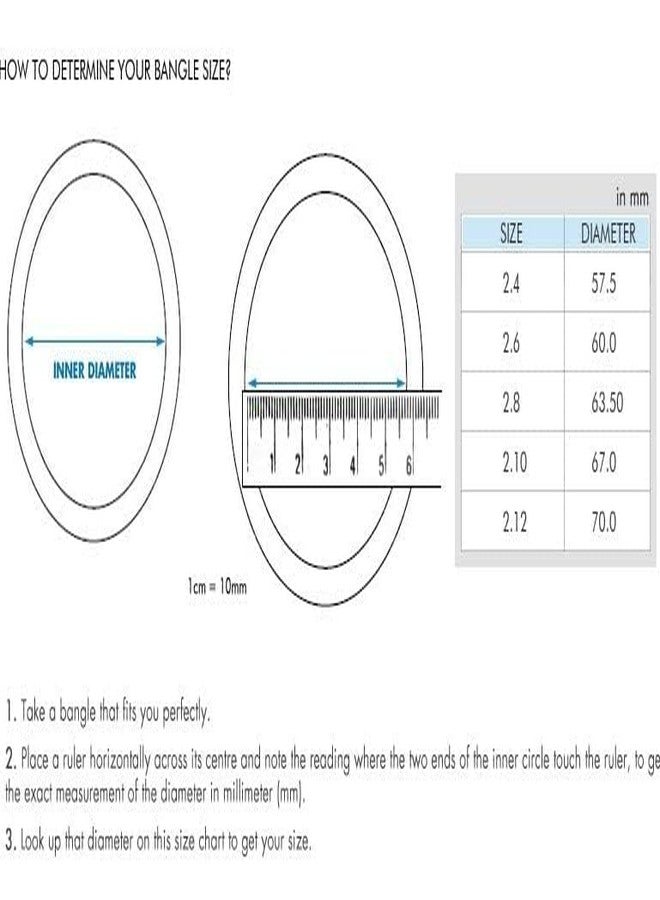 TEYRAH Round Edges Sikh Punjabi Sarbloh Kada For Man And Women Punjabi Wrist Bracelet Fashion Accessroy Sikhism Kara Wrist Band Sarb Loh (Inner Diamater 7.2 CM) - Image 4