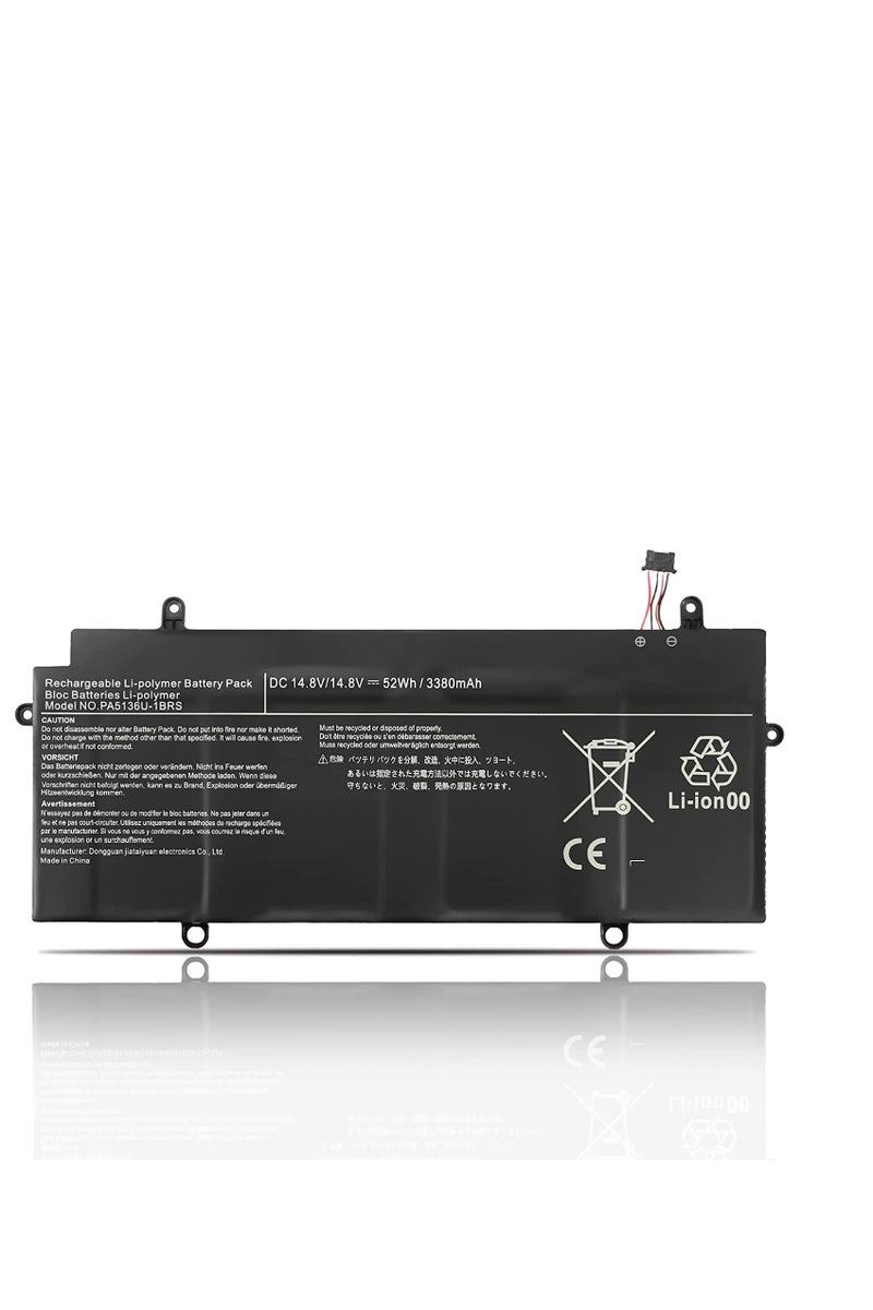 Terabyte بطارية 14.8 فولت 3380 مللي أمبير/52 واط/4 خلايا PA5136U-1BRS متوافقة مع سلسلة توشيبا بورتج Z30T Z30T-A Z30T-B Z30T-C - Image 1
