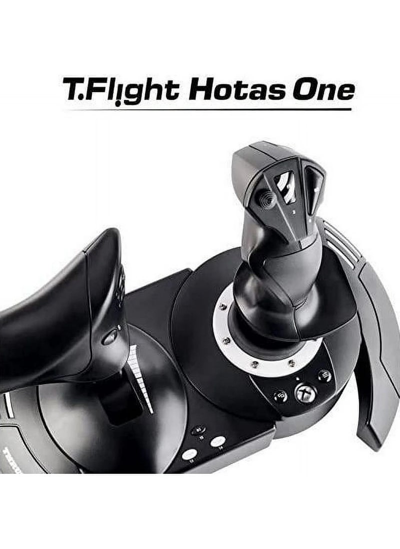 T.Flight Full Kit X: Complete Kit for Flight Simulation, Joystick and Detachable Throttle, Rudder Pedals with Slide Rails, Compatible with Xbox Series X|S, Xbox One and PC  - Image 2