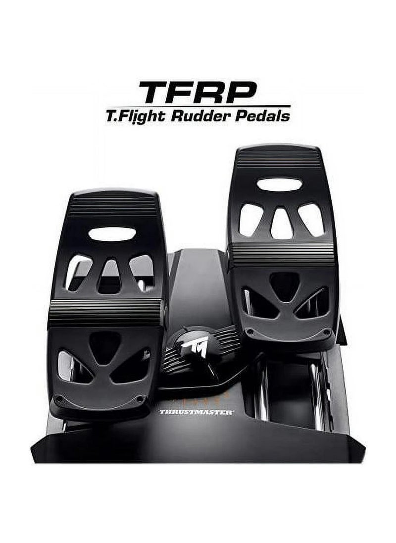T.Flight Full Kit X: Complete Kit for Flight Simulation, Joystick and Detachable Throttle, Rudder Pedals with Slide Rails, Compatible with Xbox Series X|S, Xbox One and PC  - Image 3