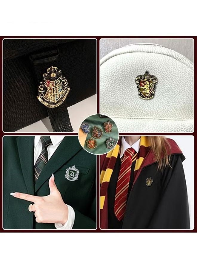 Unewshi 5 Pcs Brooches - Harry Potter Brooch - Creative Cartoon Alloy Brooch - Suitable for School Bags/Jackets/Sweaters/Scarves/Jeans/Backpacks/Enamel Pins  - Image 5