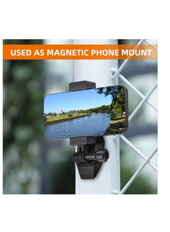 Magnetic Base Expansion Bracket Adapter, Magnetic Mount Compatible with DJI OsmoPocket3, for Insta360 ACE PRO  - Image 3