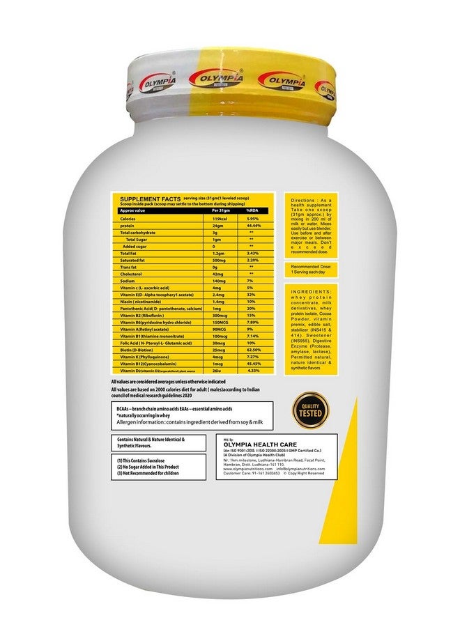 Olympia Ultra Whey 1Kg Butterscotch - Image 3