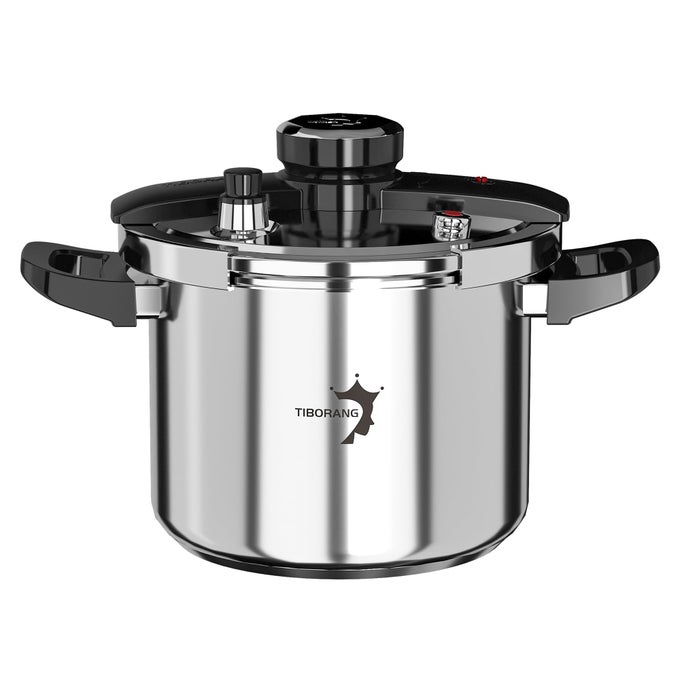 85 QT STAINLESS STEEL PRESSURE COOKER MULTICOOKER FOR GAS INDUCTION STOVE SAVES 70 COOKING TIME ONEHAND OPERATION FAMILY SIZE FOR 35 PEOPLE OLLA DE PRESION