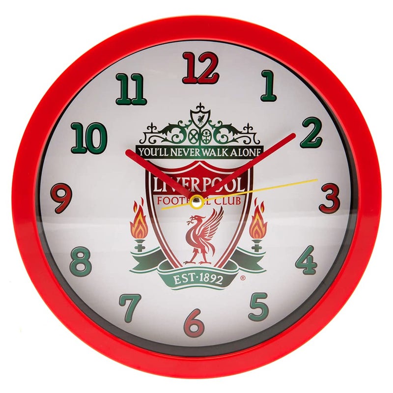 Liverpool FC Wall Clock Multicoloured One Size
