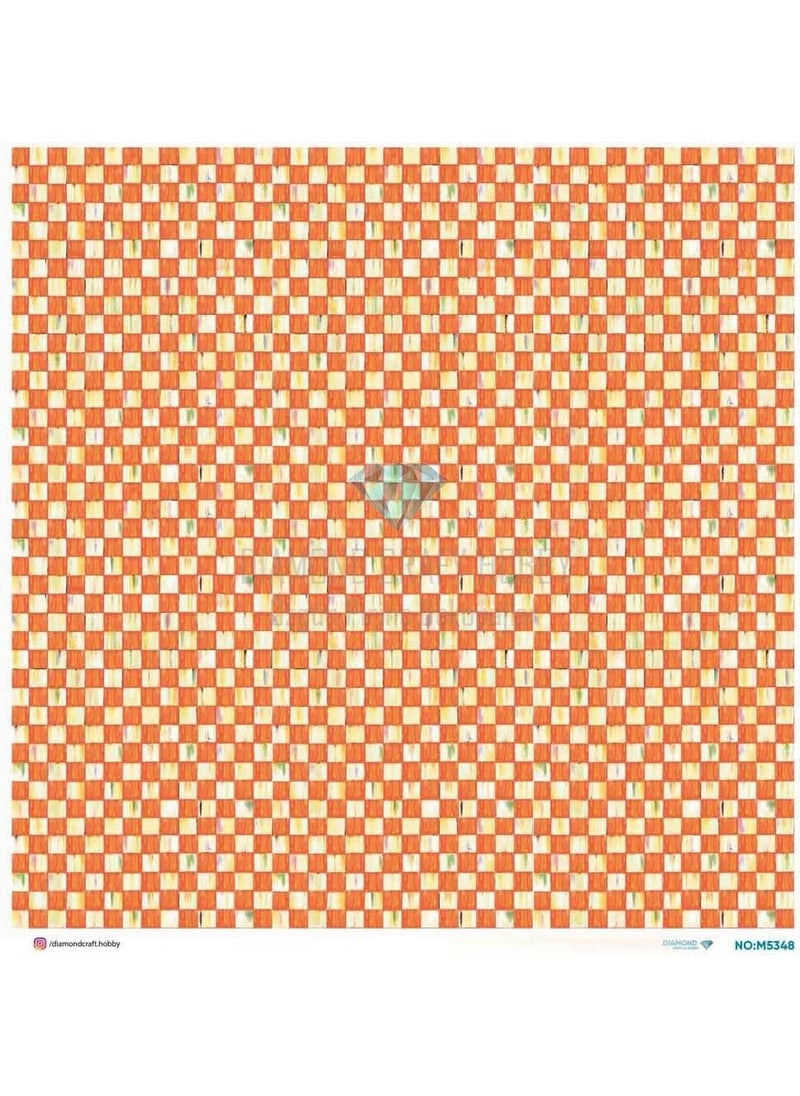 E Hobici Diamond Rice Decoupage Paper - 5348 - 90X90CM 