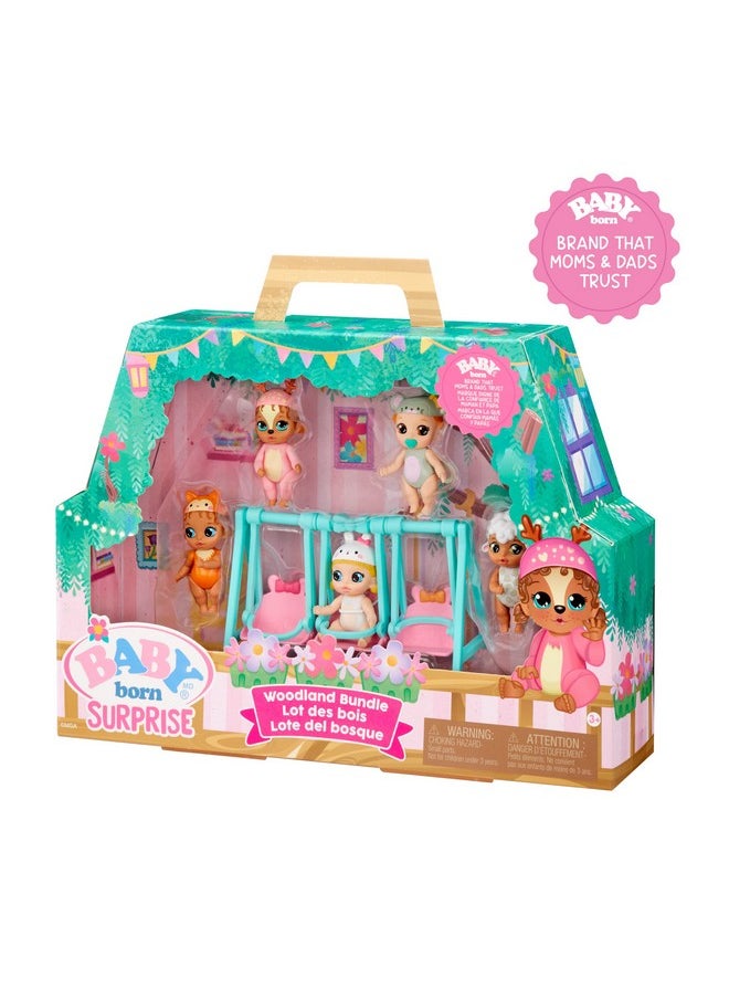 Baby Born - Surprise Mini Babies Woodlandthemed Bundle Value Playset With 5 Collectible Mini Baby Dolls, For Kids Ages 3 And Up - Image 1