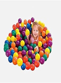 INTEX Intex 100pcs Colorful Sea balls Soft Plastic Ocean balls Funny Baby Kid Swim Pit Toy Outdoor Indoor Baby Playing Toy balls 