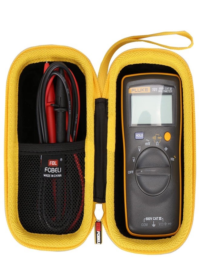 FBLFOBELI Hard Travel Carrying Case for FLUKE 101 Digital Multimeter, EVA Shockproof Protective Cover Storage Bag (Case Only) - Image 1