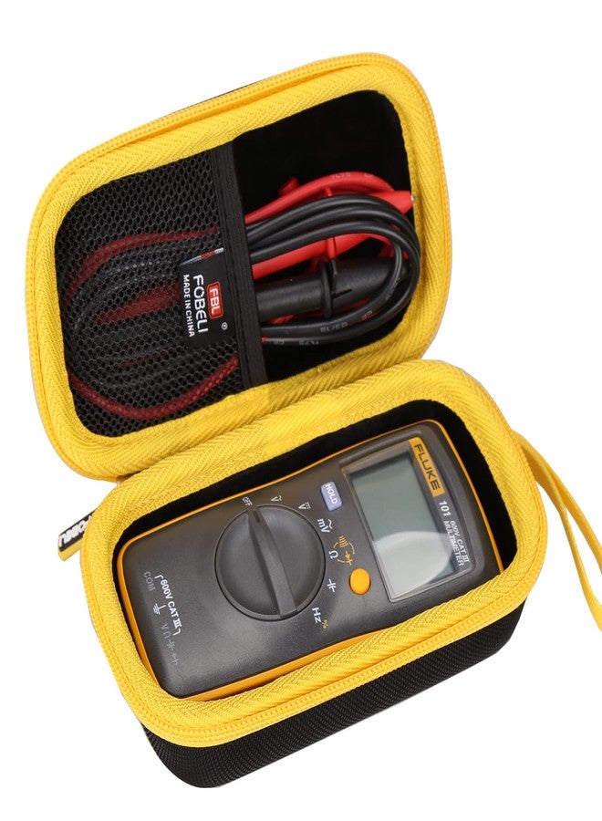 FBLFOBELI Hard Travel Carrying Case for FLUKE 101 Digital Multimeter, EVA Shockproof Protective Cover Storage Bag (Case Only) - Image 2
