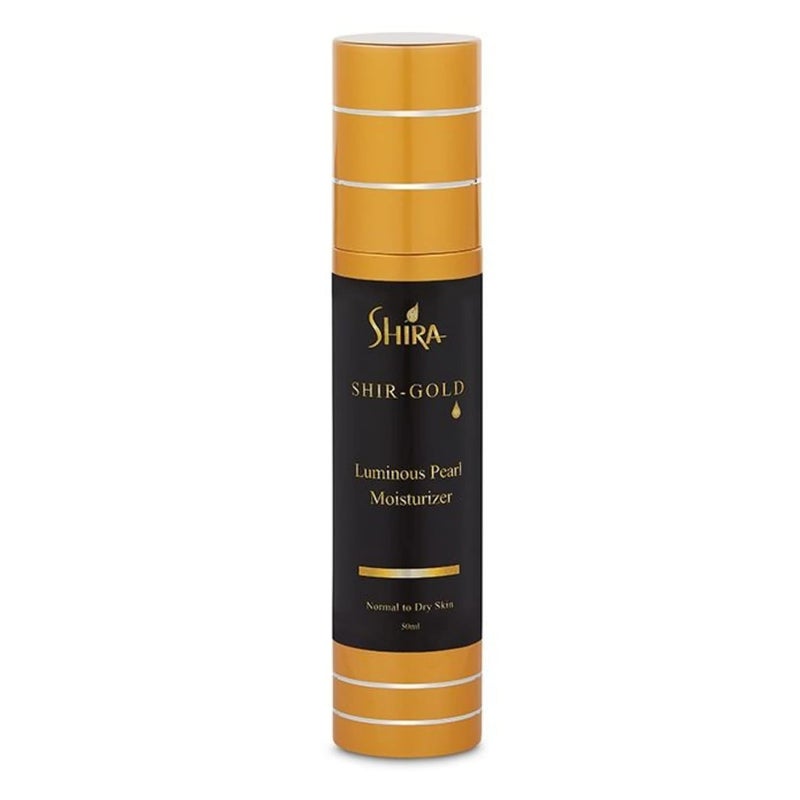 Shira ShirGold Luminous Pearl Moisturizer 50ml Contians Hyaluronic Acid Improves Skin QualityLeaves Skin HydratedSoftNourished Suits on Normal to Dry Skin Types