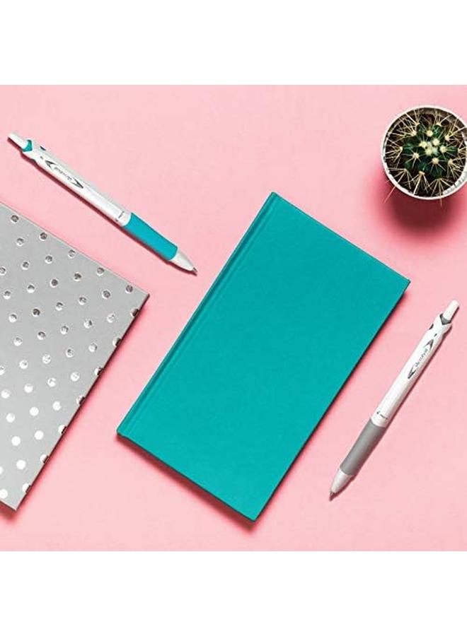 بايلوت أقلام حبر كروية متطورة قابلة لإعادة الملء وقابلة للسحب من Acroball Purewhite مع لمسات متنوعة من الحبر الأسود ذو النقاط الدقيقة 14 عبوة 14691 - Image 3