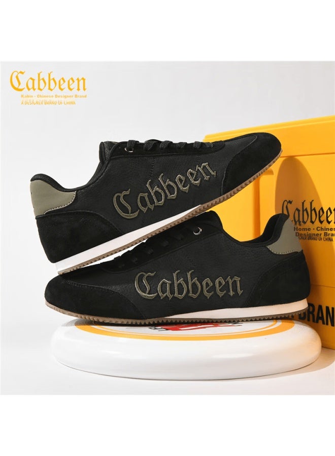 Cabbeen Men's Shoes Casual Retro Soft Sole Trendy Sneakers