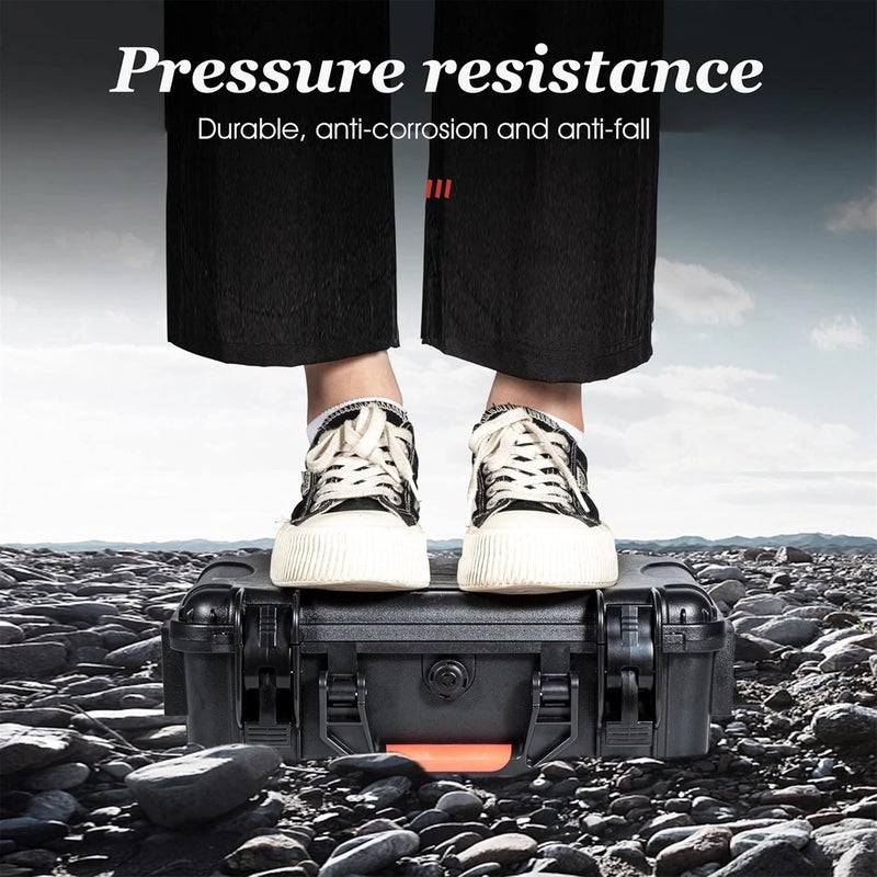 Careflection حافظة صلبة مقاومة للماء لطائرة DJI Mavic Mini 4 Pro / DJI Mini 4 / DJI MINI 3، 3 PRO (لـ DJI RC 2/ RC-N1/DJI RC) صندوق سفر مزدوج الطبقات مضاد للغبار - يناسب المجموعة، الجهاز اللوحي، منصة الهبوط - Image 4