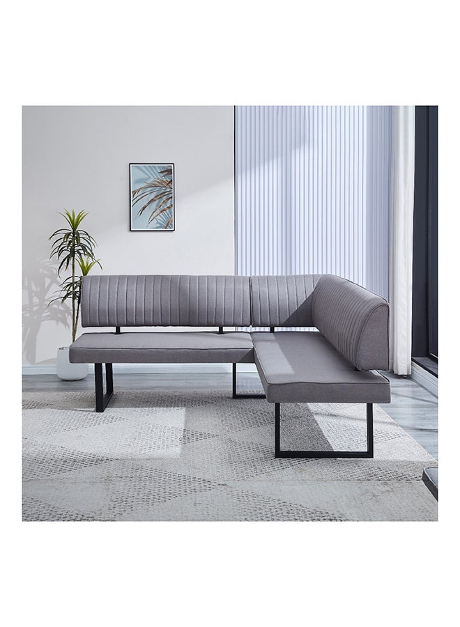 Home Box Kanoi 4-Piece 6-Seater Corner Dining Set with Bench 194 x 90 x 177 cm - Image 2