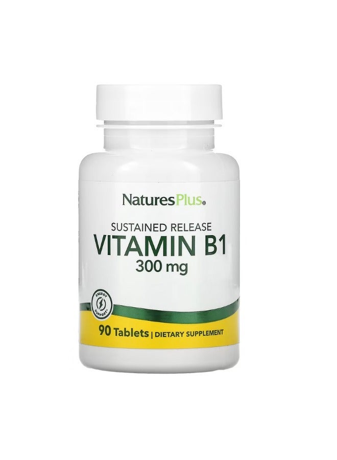 NaturesPlus Vitamin B1 300 mg 90 Tablets - Image 1