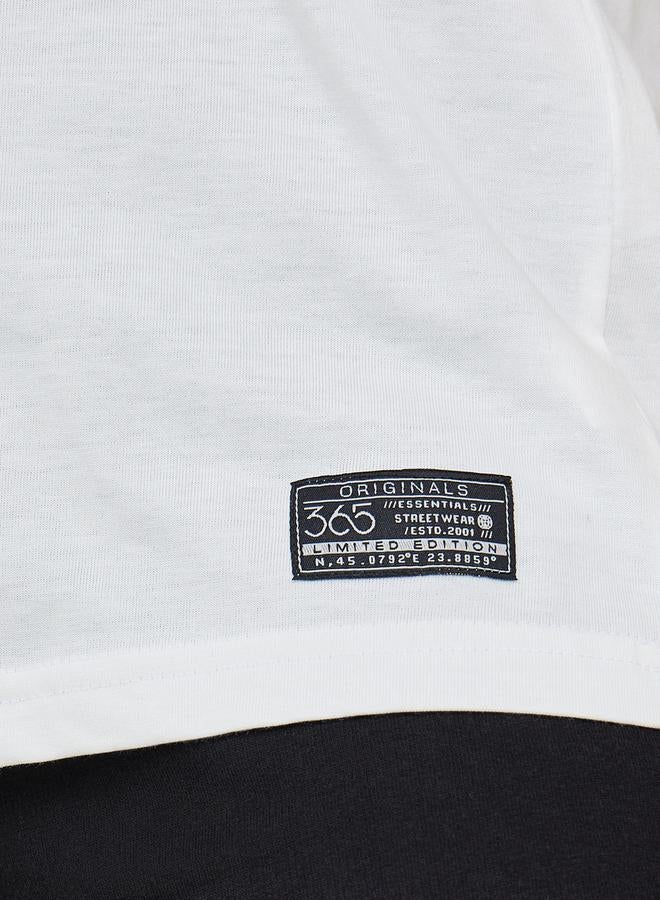 Styli Printed High Neck Drop Shoulder T-shirt and Flared Co-ords  - Image 4