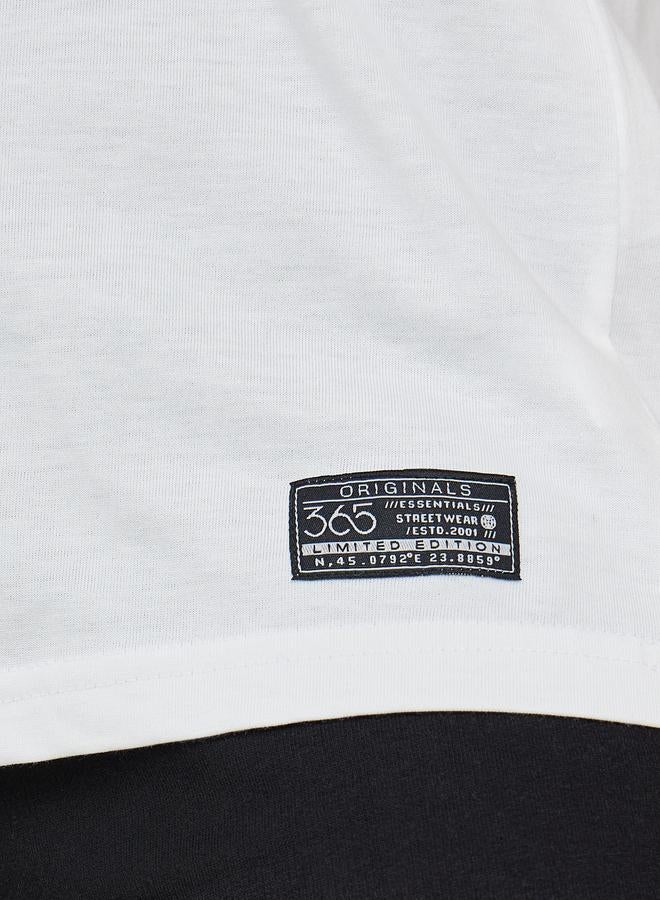 Styli Printed High Neck Drop Shoulder T-shirt and Flared Co-ords - Image 4