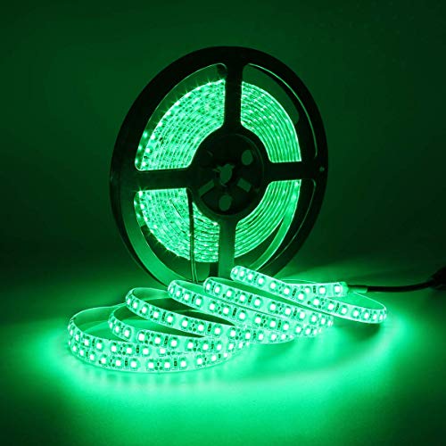 SUPERNIGHT 600 LEDs Light Strip Waterproof, SUPERNIGHT 16.4FT Green LED Rope Lighting Flexible Tape Decorate for Bedroom Boat Car TV backlighting Holidays Party (Green) - Image 4