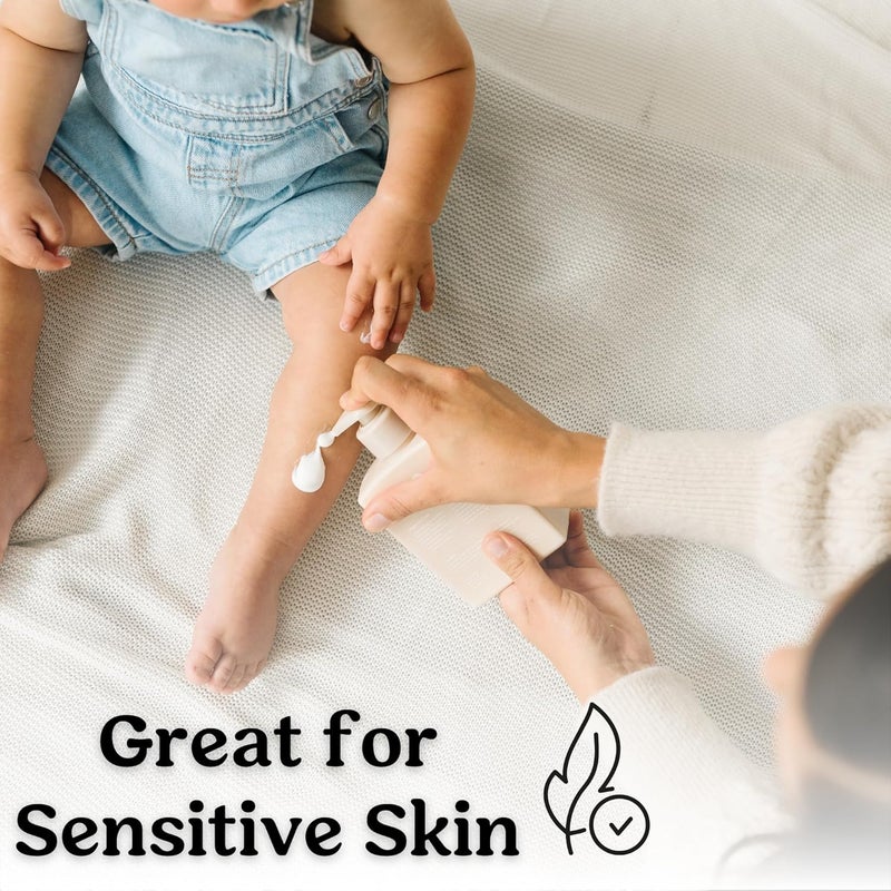 Roe Wellness Baby Lotion Moisturizer FragranceFree Great For Sensitive Skin Lightweight Moisturizing Lotion For Babies Infants Kids and More - Image 2