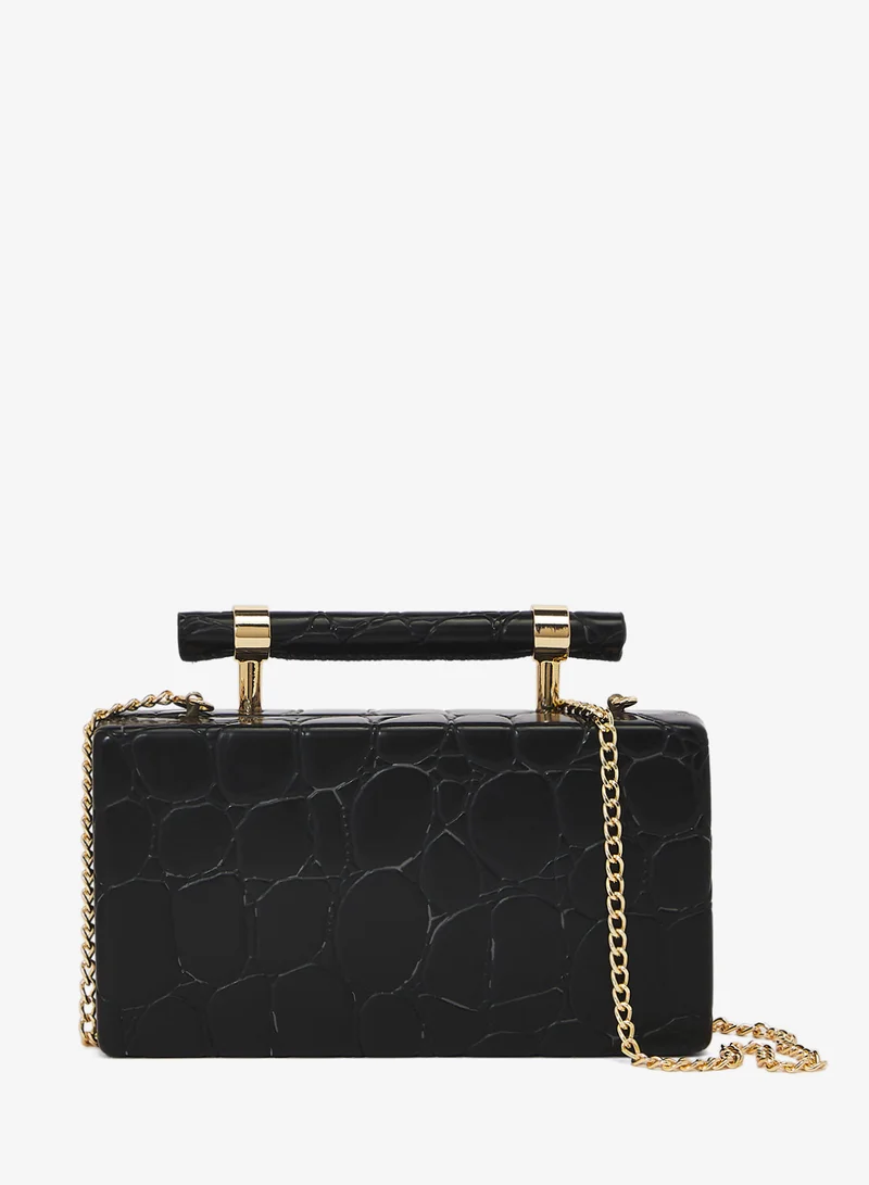 ELLA Gold Accent Printed Detailed Bag