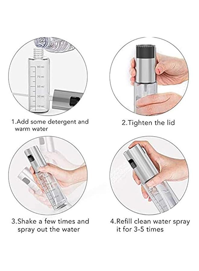 FYLX Oil Sprayer for Cooking2  Olive Oil SprayerGl Oil Spray Bottle with MeasurementKitchen GadgetsSuitable for kitchen BakingSaladGrillingFryingPortable 100ml Control Pot - Image 5