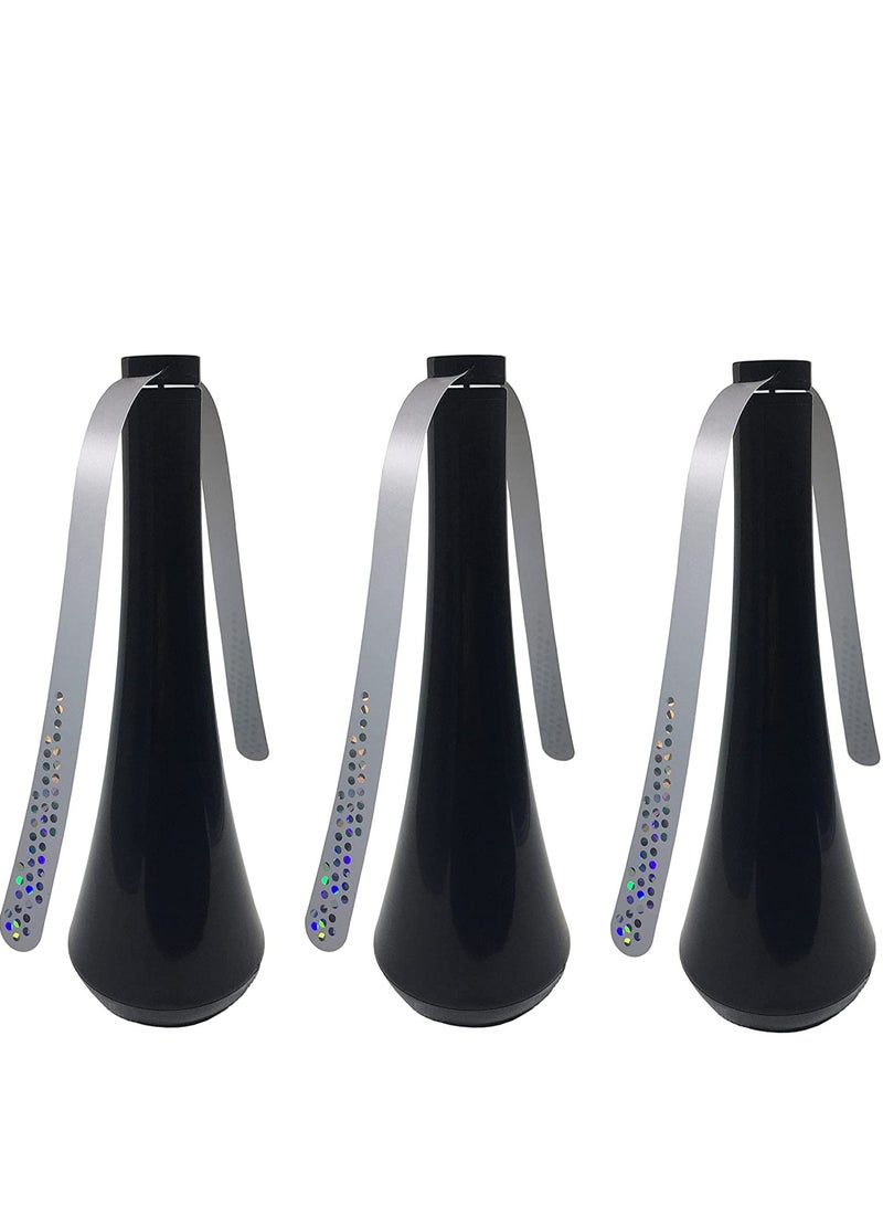 SYOSI 3 قطع مروحة خفيفة الوزن صديقة للبيئة لطرد الحشرات والبعوض بأجنحة لمسة ناعمة تبقي الذباب والحشرات بعيدًا عن الطعام في الهواء الطلق والنزهات والتخييم والوجبات والفنادق والمطاعم دون مواد كيميائية - Image 1