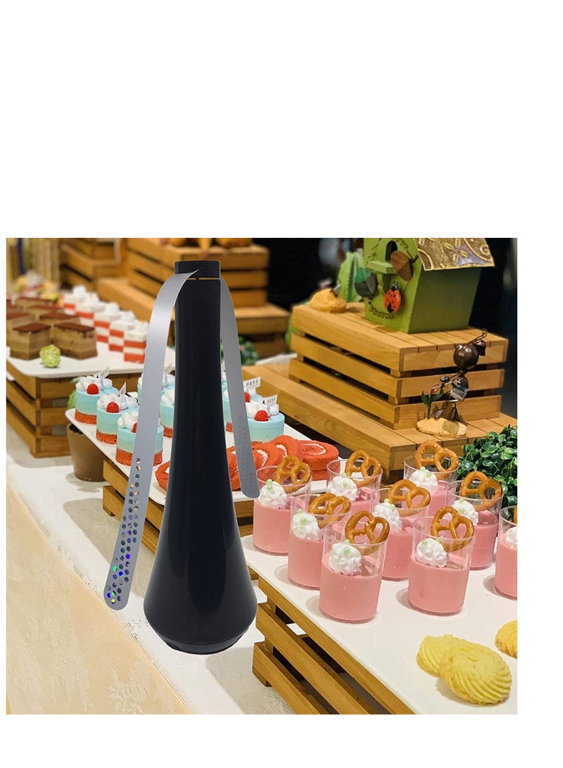 SYOSI 3 قطع مروحة خفيفة الوزن صديقة للبيئة لطرد الحشرات والبعوض بأجنحة لمسة ناعمة تبقي الذباب والحشرات بعيدًا عن الطعام في الهواء الطلق والنزهات والتخييم والوجبات والفنادق والمطاعم دون مواد كيميائية - Image 2