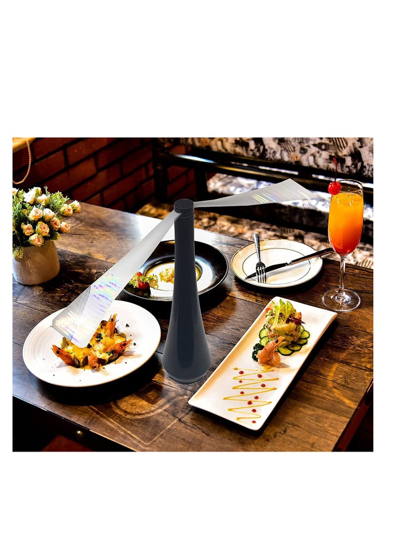 SYOSI 3 قطع مروحة خفيفة الوزن صديقة للبيئة لطرد الحشرات والبعوض بأجنحة لمسة ناعمة تبقي الذباب والحشرات بعيدًا عن الطعام في الهواء الطلق والنزهات والتخييم والوجبات والفنادق والمطاعم دون مواد كيميائية - Image 3