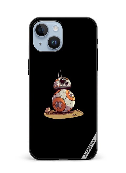 Protective Case Cover For Apple iPhone 15 Plus Bb8 Star Wars Character Design Multicolour